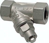 Filtry siatkowe skośne ze stali nierdzewnej G 1/4" - G 2", PN 40 - Air-Com