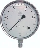 Manometry glicerynowe nierdzewne bezpieczne D 160 mm, klasa 1.0 - Wika