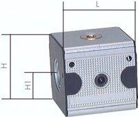 Zawory zwrotne do stacji przygotowania powietrza (FRL) Multifix G1/4" - G 1" - Air-Com