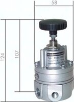 Bardzo precyzyjne reduktory ciśnienia o dużych przepływach 1/4"-1/2" - Air-Com