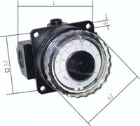 Reduktory ciśnienia liniowe z manometrem 1/4"-2" - Air-Com