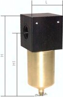Filtry wysokociśnieniowe do sprężonego powietrza G 3/8" - G 2" i akcesoria, do 40 bar - Air-Com
