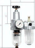 Stacje przygotowania powietrza G 1/4" - G 1", seria Standard