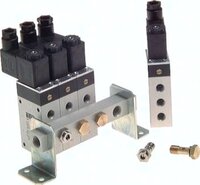 Listwy zaworowe do zaworów 3/2, 5/2 i 5/3 z serii M, ME i P - Airtec