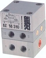 Bloki (zawory) sterowania dwuręcznego G 1/8" - G 1/4" - Airtec