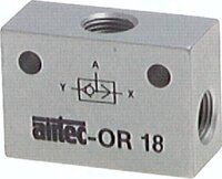 Zawory logiczne OR (LUB) M5 - G 1/4" - Airtec