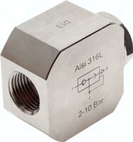 Zawory szybkiego spustu G 1/4" - G 1/2" ze stali nierdzewnej - Air-Com