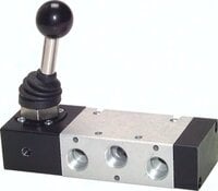 Zawory ręczne sterowane dźwignią 5/2 G 1/4", seria XMV2000 - YPC