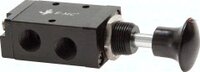 Zawory ręczne sterowane cięgłem 3/2 G 1/8" - G 1/2", seria VL - EMC