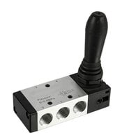 Zawory ręczne sterowane dźwignią 5/2 G 1/8" - G 1/2" seria JLR - PNEUER
