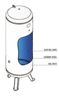 Zbiorniki ciśnieniowe pionowe do tlenu, 500 l - 3000 l, -20°C, wykonanie ALM, 11/12/16 bar