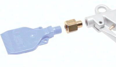 Adapter do montazu dyszy w aluminiowych pistoletac